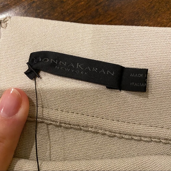 Donna Karan Khaki Pencil Skirt NWT - Picture 2 of 5